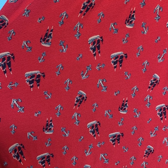 Leifnotes Red Pleated Sleeveless Midi Sundress - Picture 6 of 12